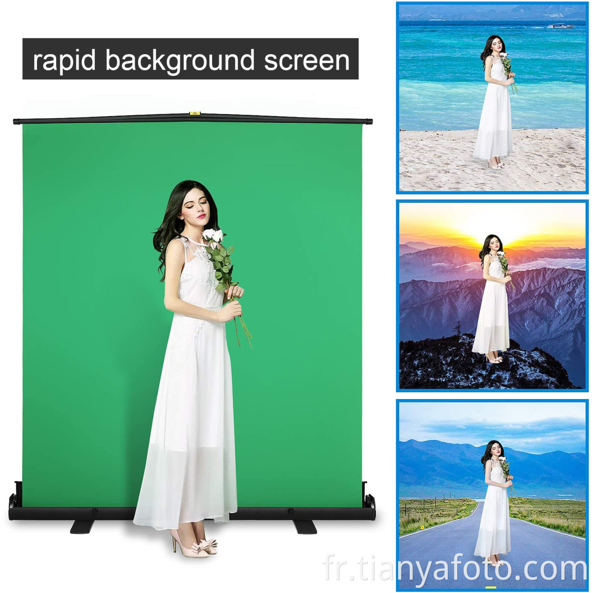 220x200cm Green Screen Background